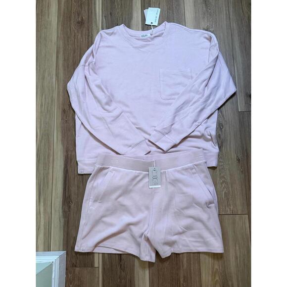 NWT! Barefoot Dreams Barefoot Dreams® Malibu Brushed Fleece Pajamas Size Large - Picture 3 of 6